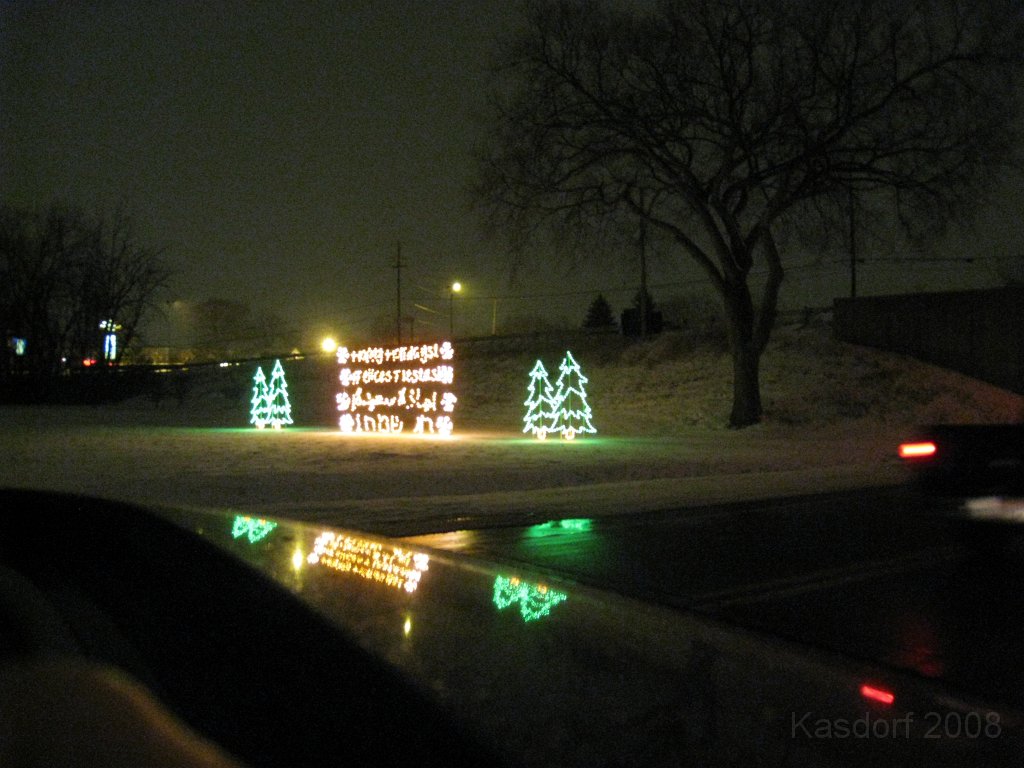 Christmas Lights Hines Drive 2008 024.jpg - The 2008 Wayne County Hines Drive Christmas Light Display. 4.5 miles of Christmas Light Displays and lots of animation!